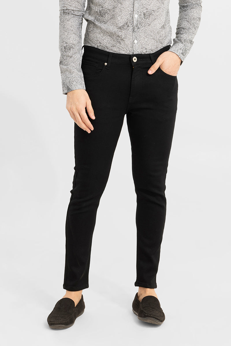 Authentic Jet Black Skinny Jeans