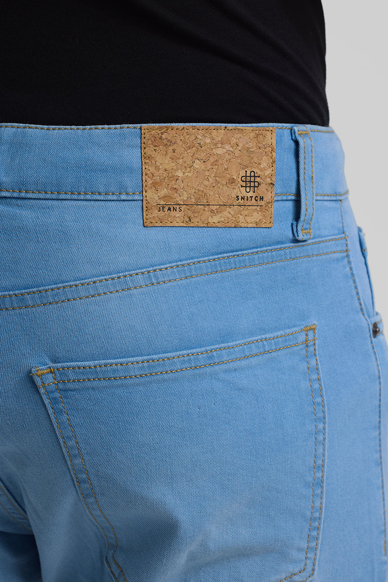 Light Blue Slim Fit Jeans