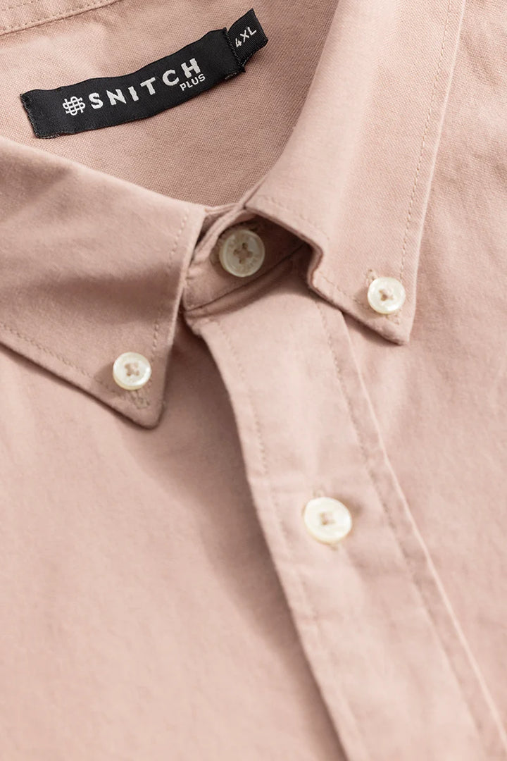 Lucia Peach Plain Shirts