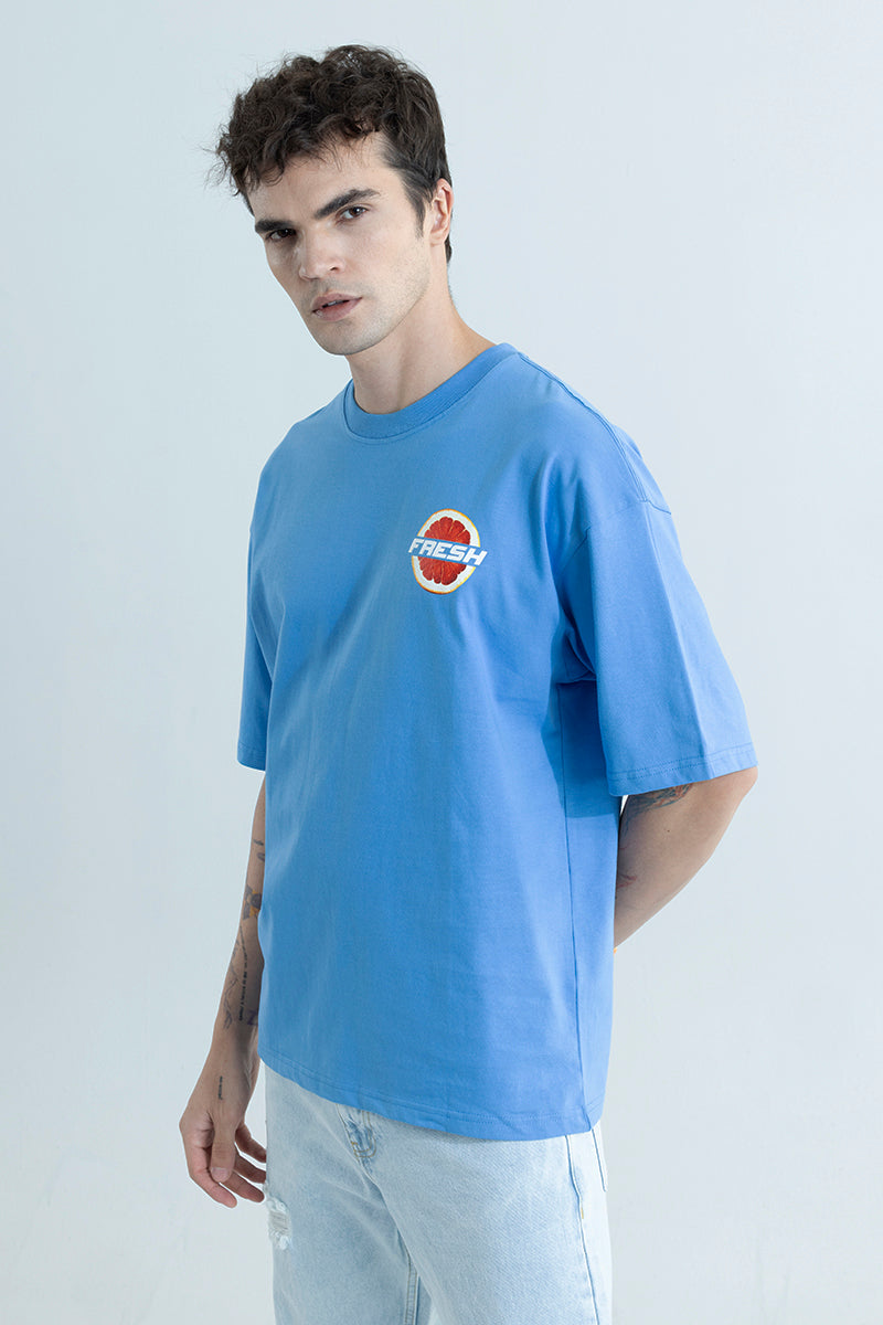 Fresh Blue Oversized T-Shirt