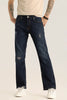 Vanguard Dark Blue Distressed Bootcut Jeans