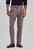 Grey Stretch Slim Fit Trousers