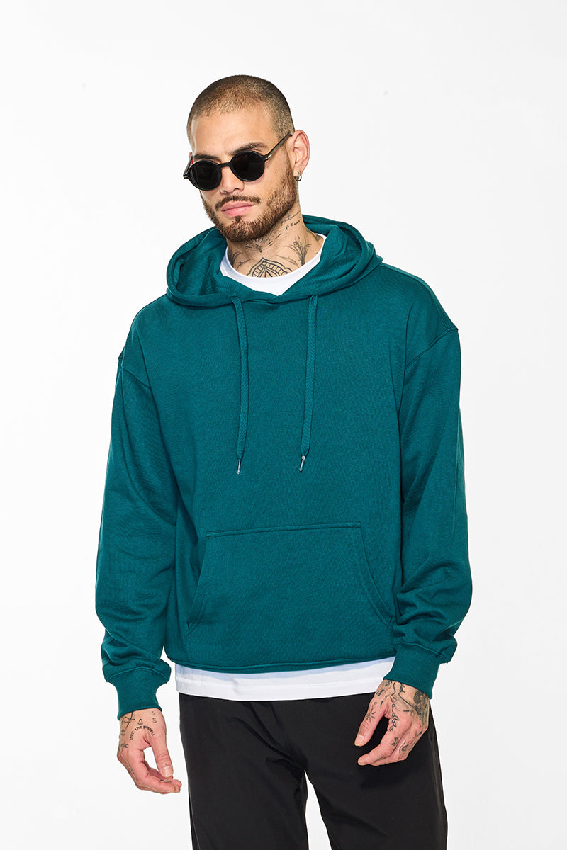 Core Lab Teal Solid Hoodie