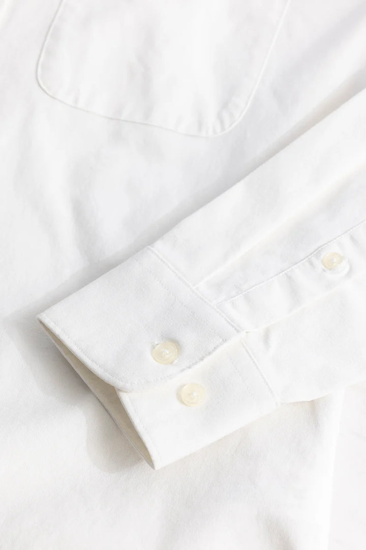 Shirtolo Plain White Shirt