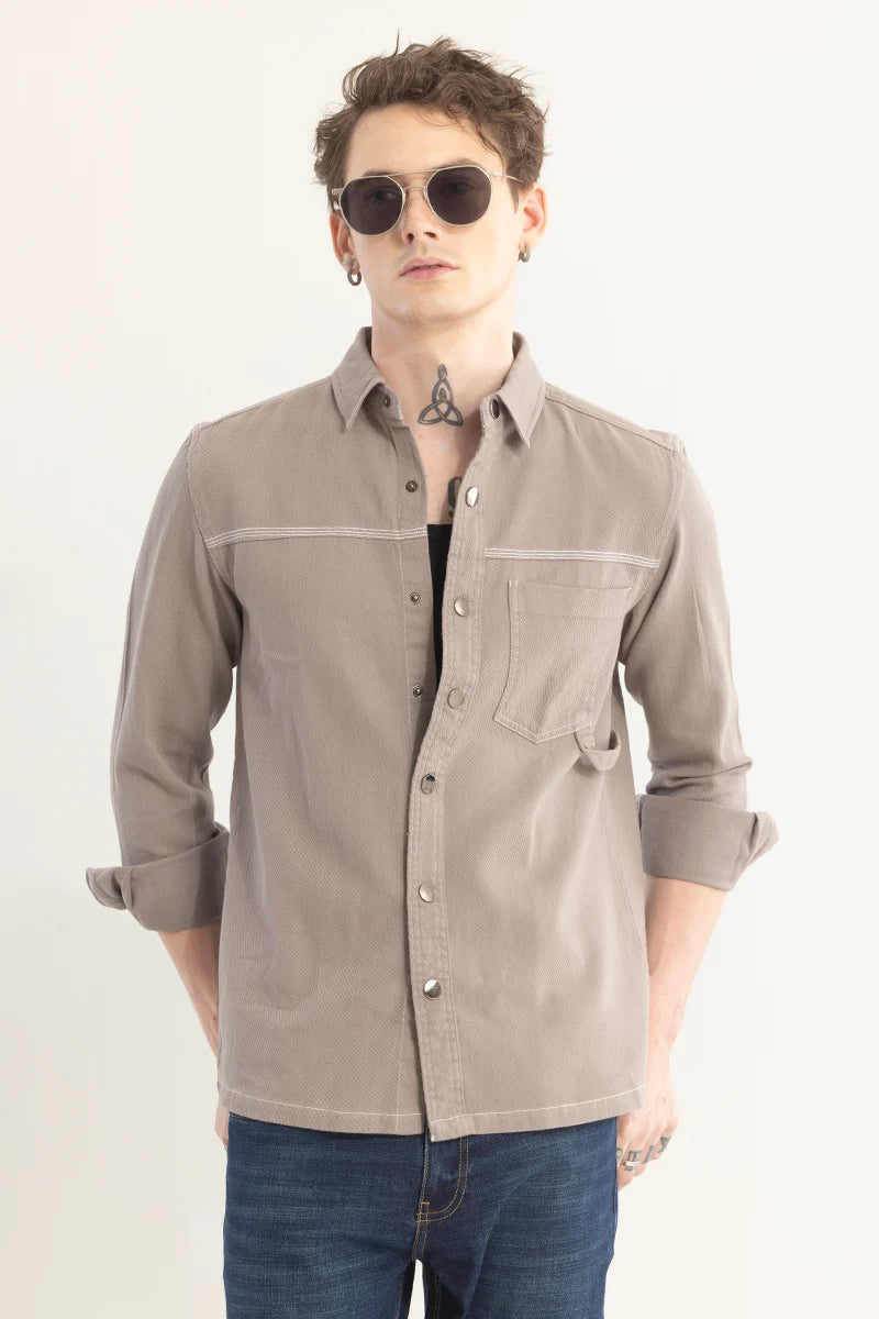 Denimite Beige Shirt