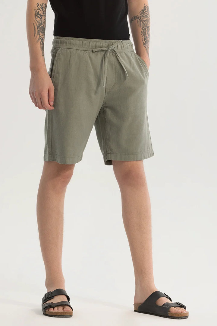 Sage Cotton Shorts