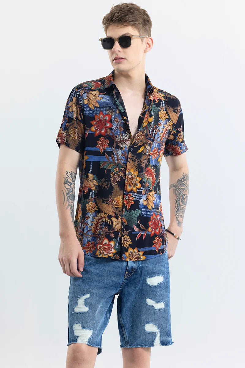 Orlando Yellow Floral Shirt