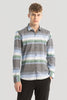 Grey Stripes Slim Fit Shirt