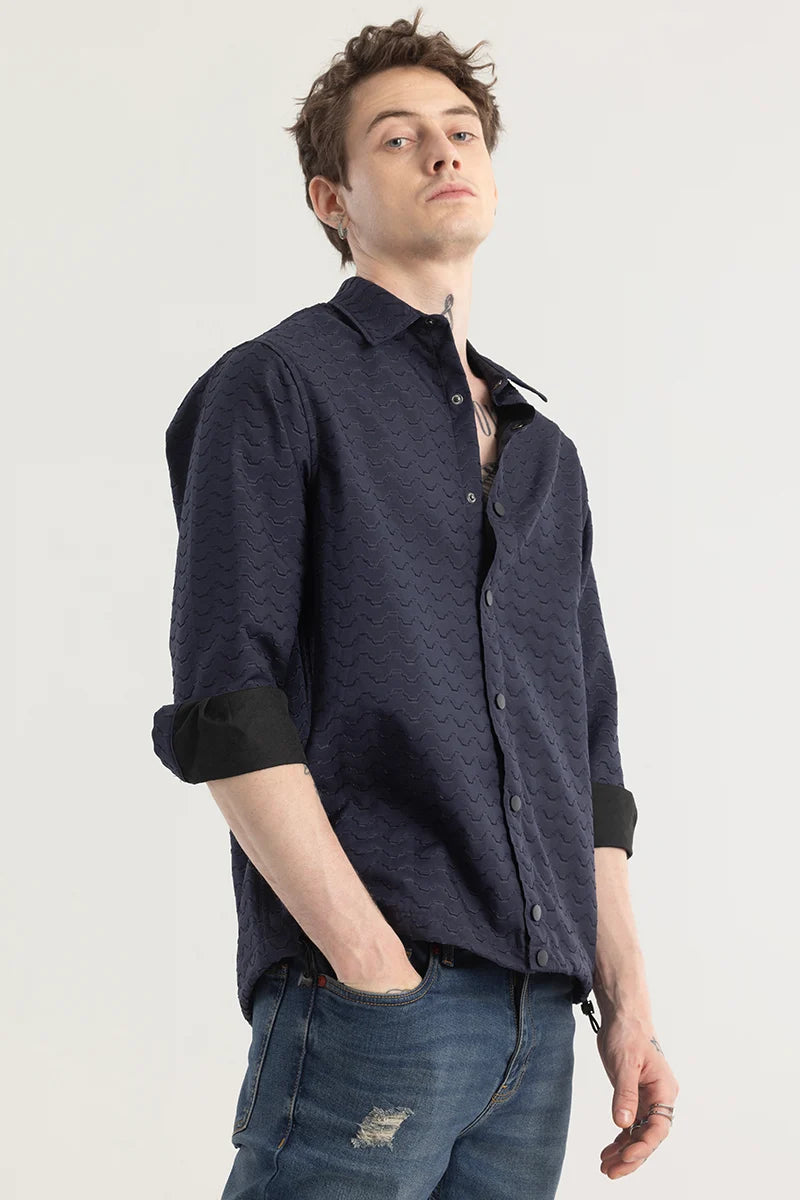 Wavique Navy Shirt