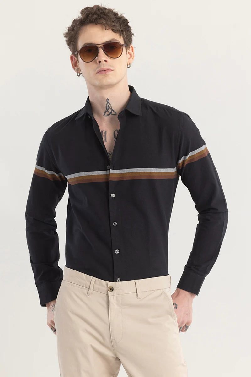 Stripanique Black Stripe Shirt