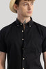 Vidar Black Plain Shirts