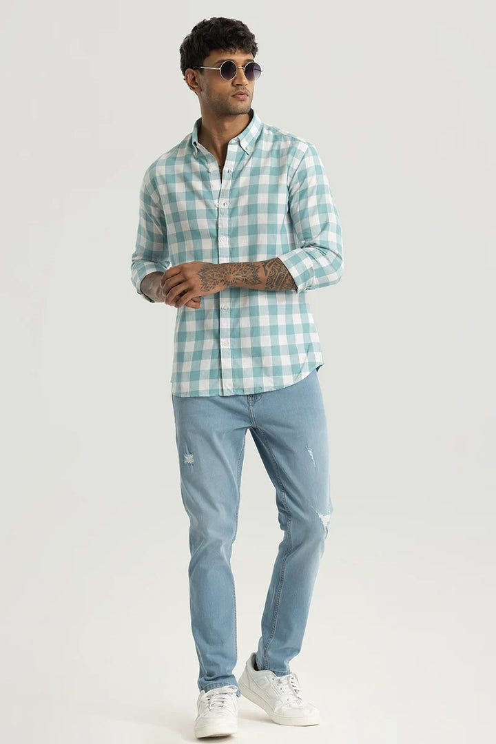 Sven Blue Checks Shirt