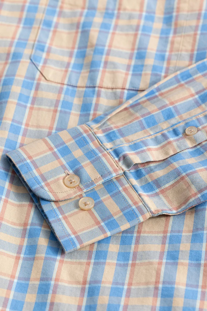 Plaiditude Blue Checked Shirts