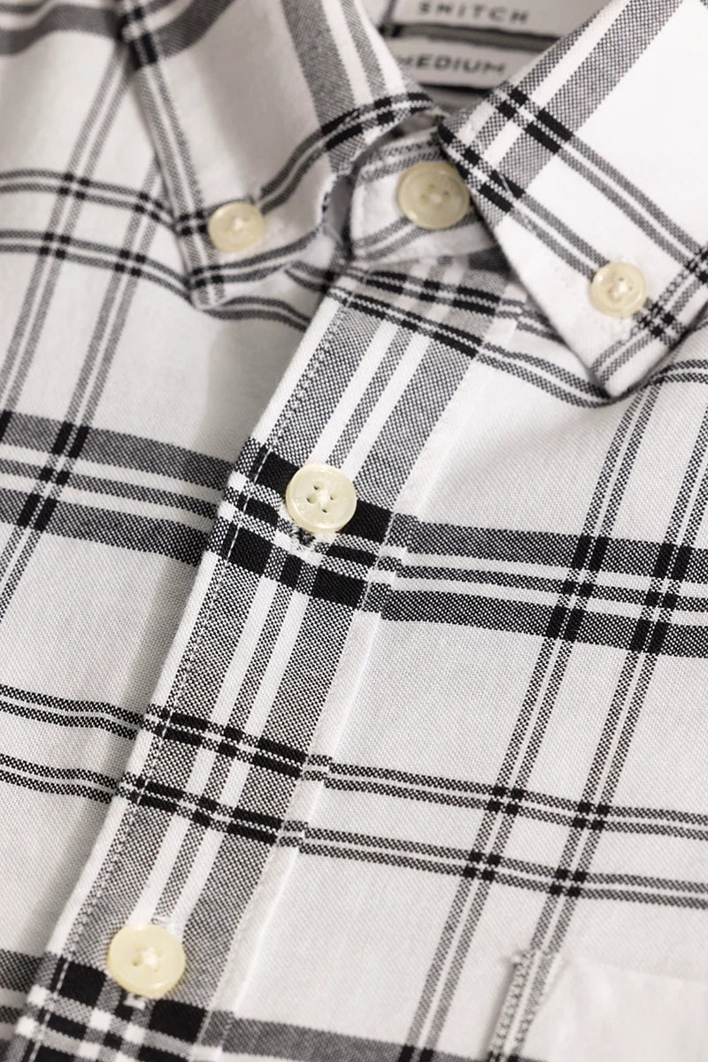 White Checkered Shirt