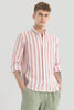 Pink Stripes Linen Blend Shirt