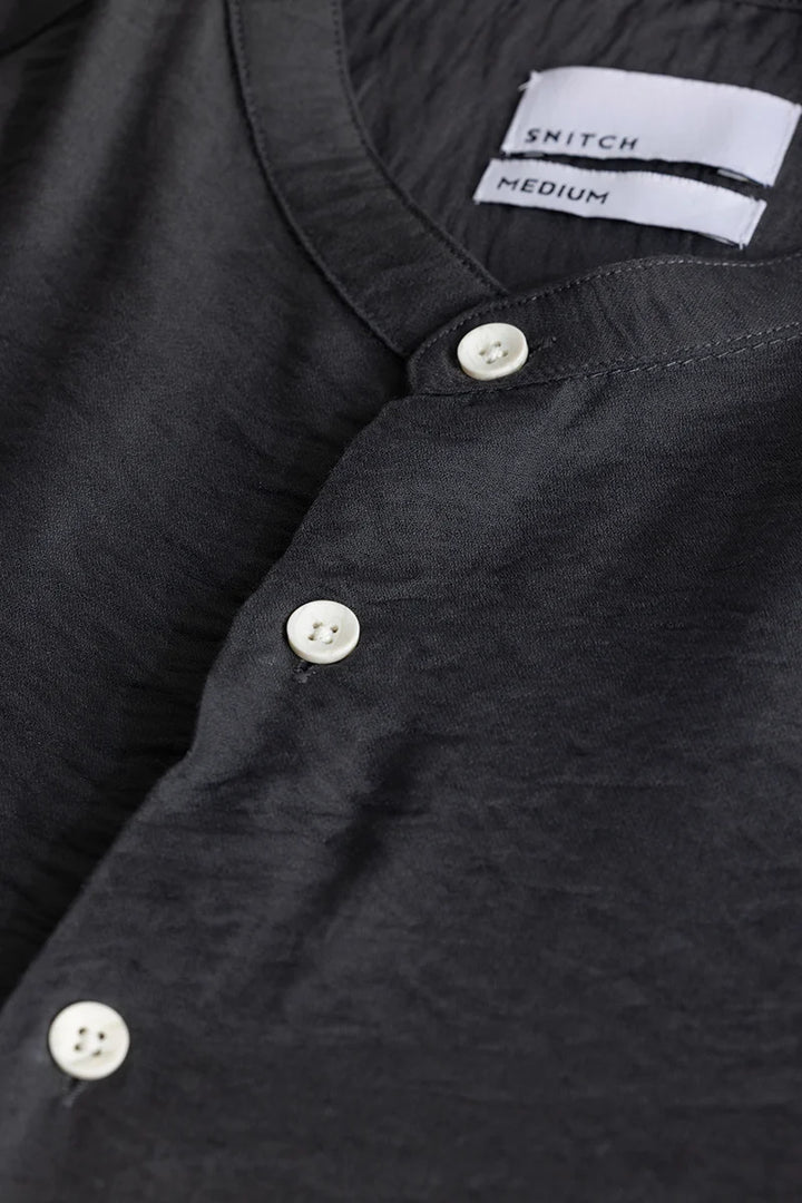 CharmShirt Plain Dark Grey Shirt