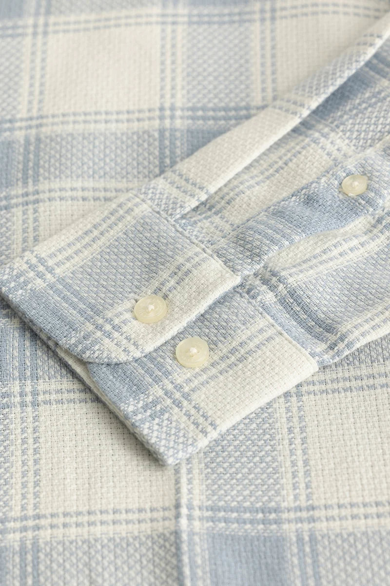 Matteo Light Blue Checks Shirt