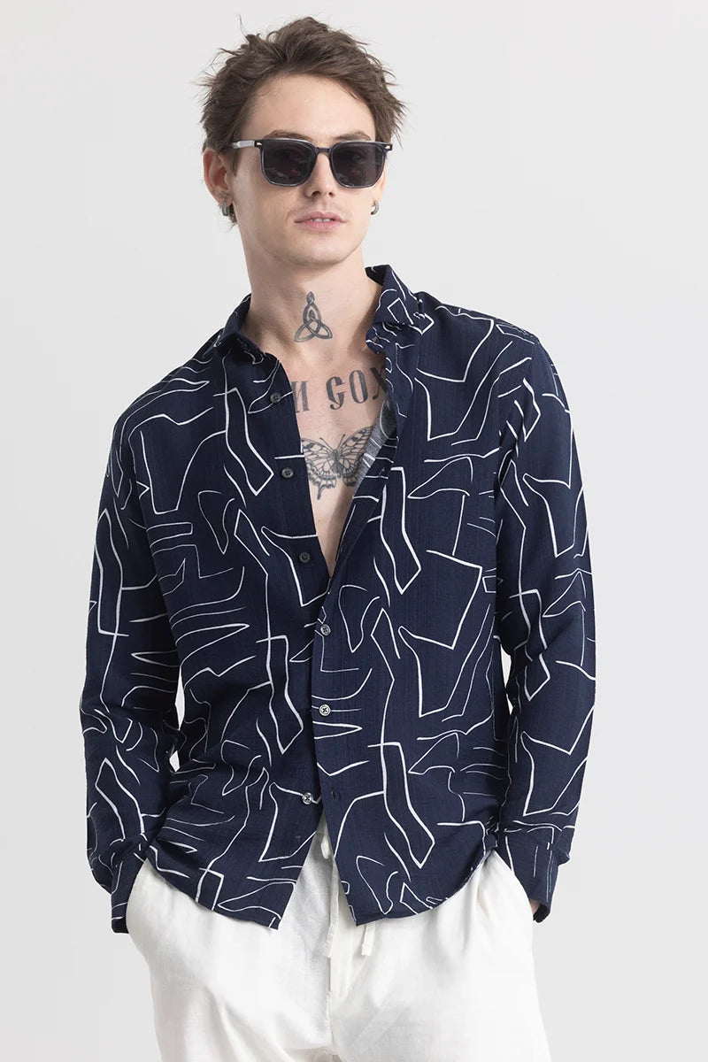 Geoshard Navy Shirt