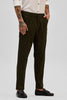 Olive Slim Fit Trousers