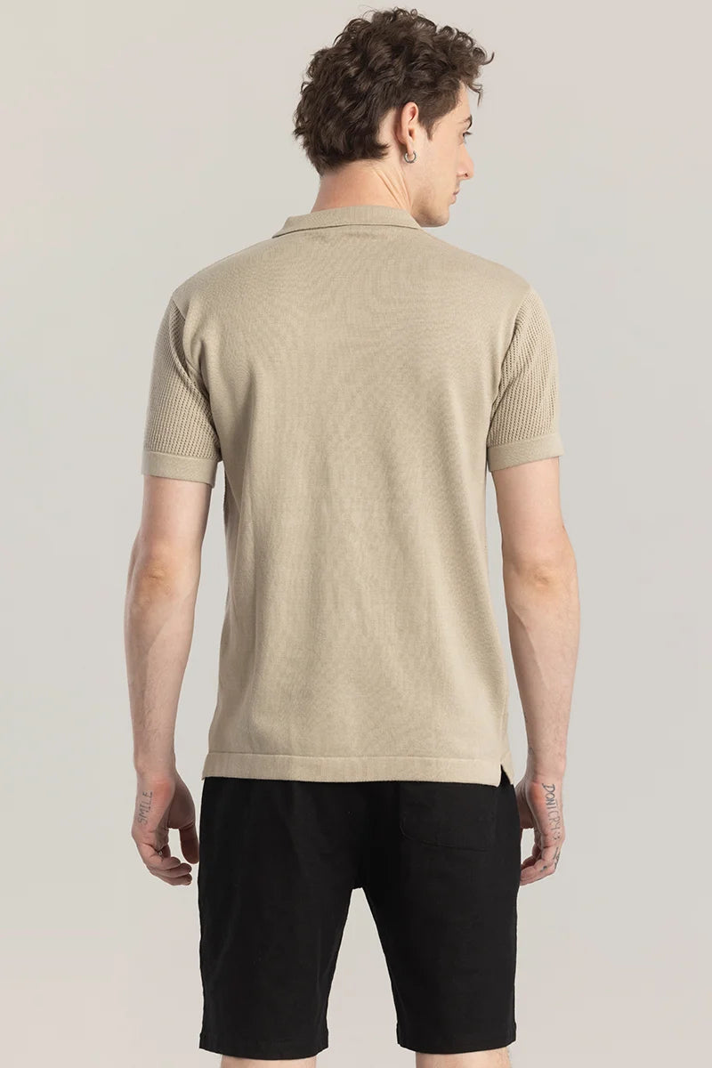 Retroknit Beige Shirt