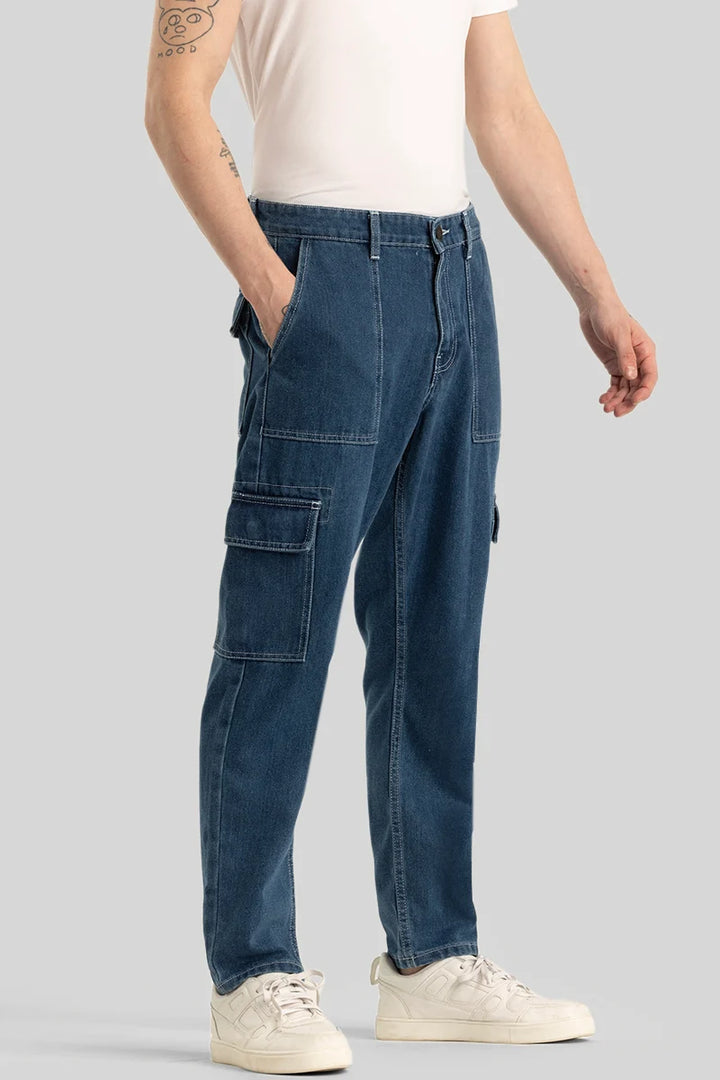 Daniele Blue Baggy Fit Jeans