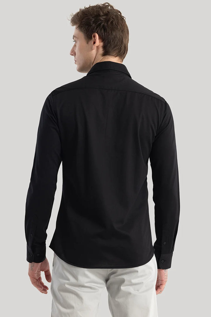 Ulrik Black Plain Shirt