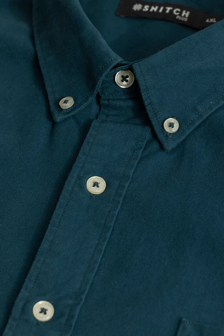 Lucia Teal Plain Shirts