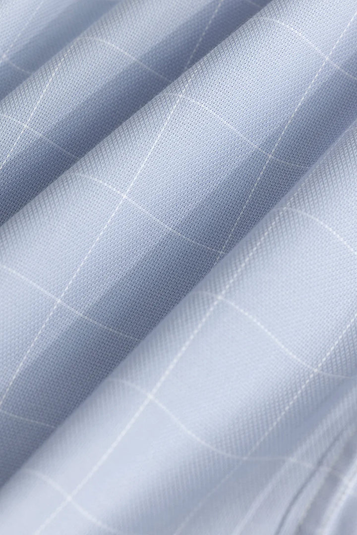 Giuliano Light Blue Checks Shirt