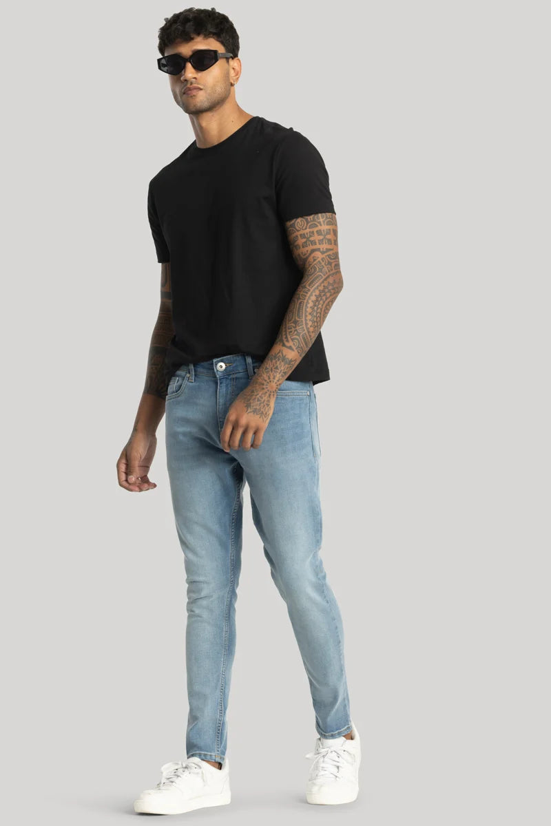 Vito Light Blue Skinny Fit Jeans