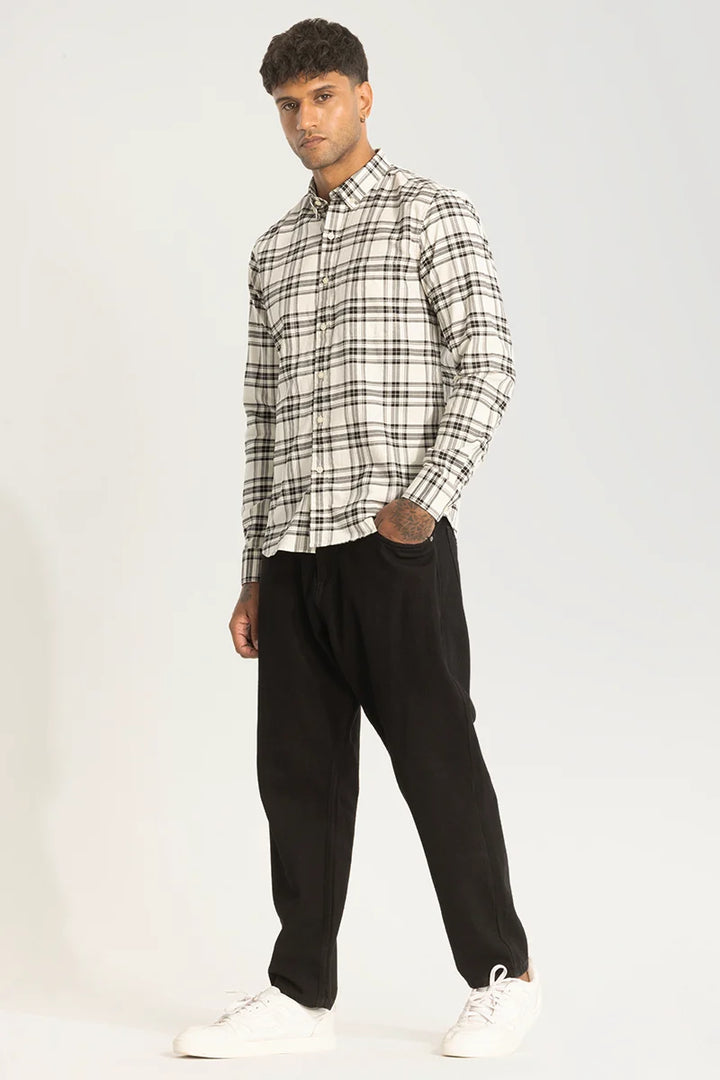 White Checks Oxford Shirt