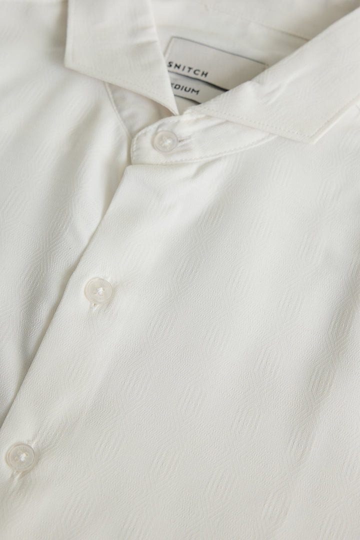 White French Collar Shirt