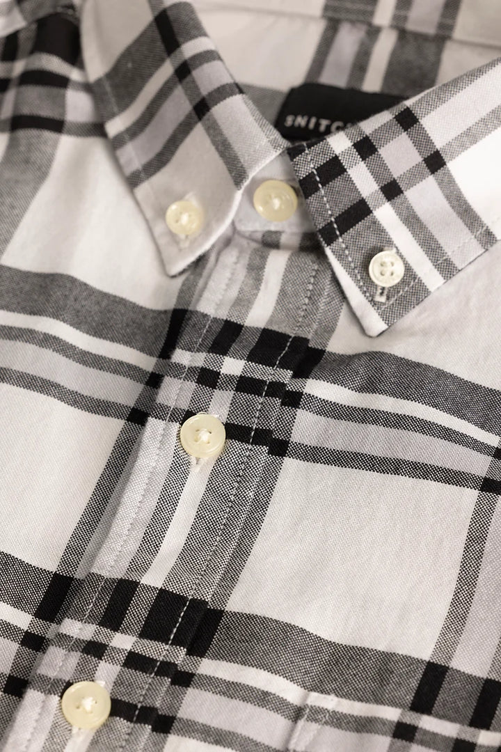 White Checks Oxford Shirt