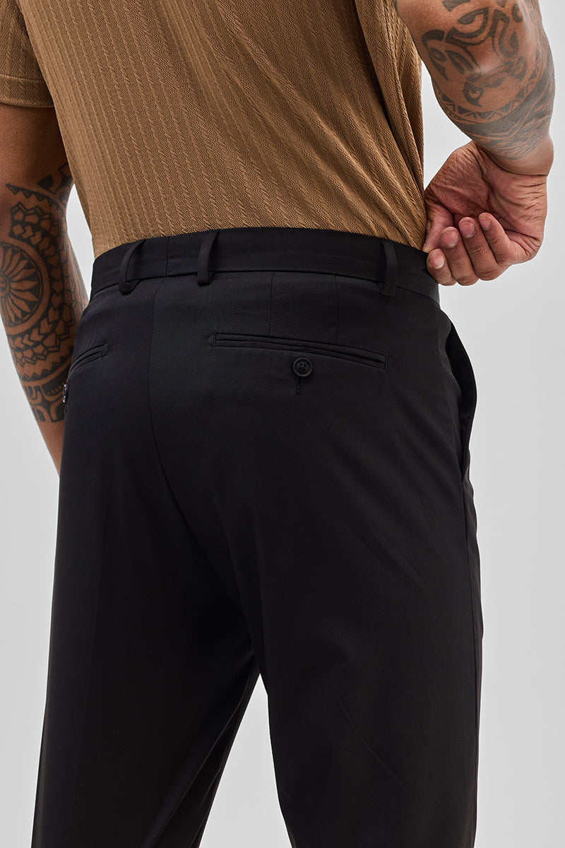 Black Slim Fit Chinos