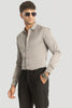 Grey Slim Fit Stretch Shirt