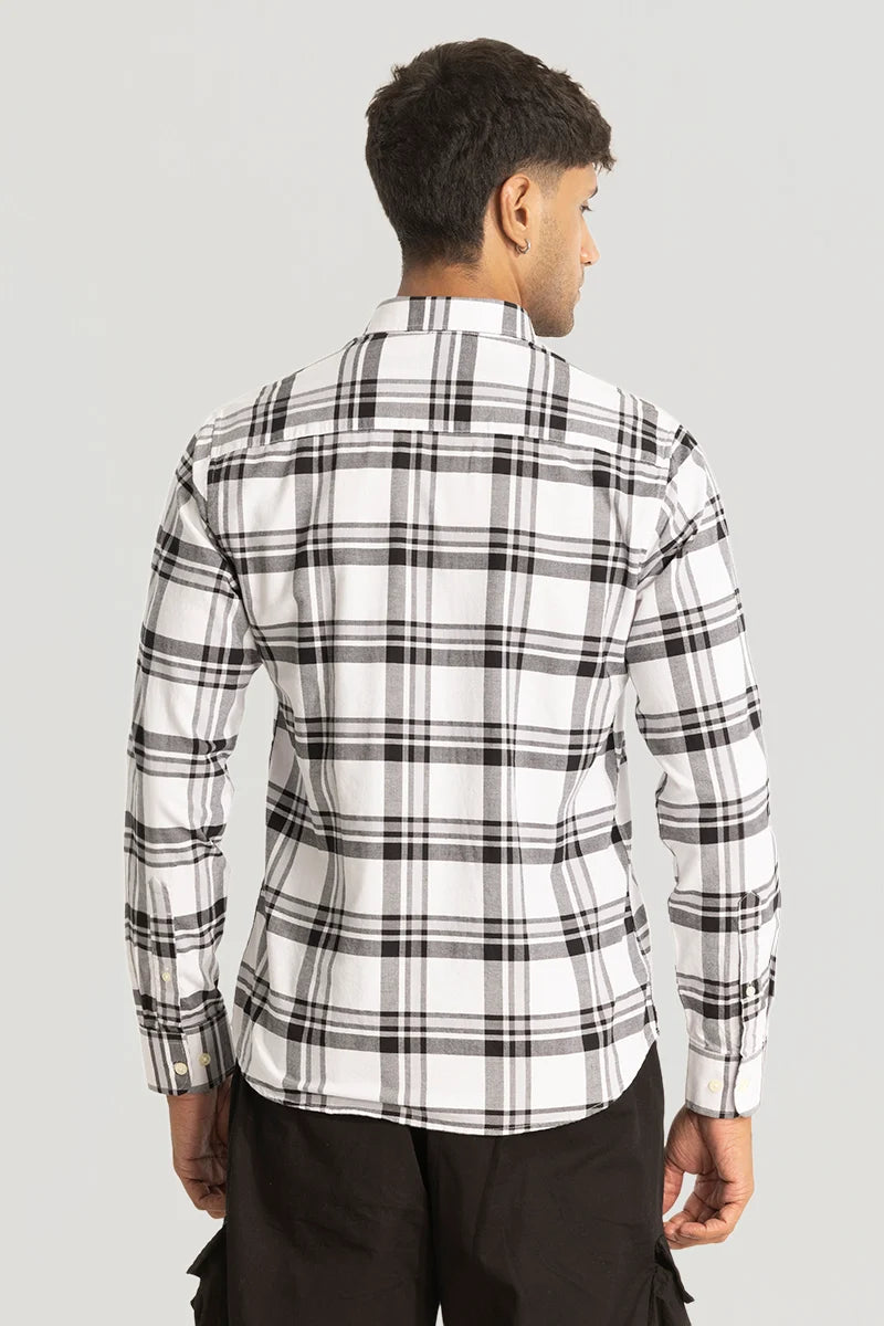 White Checks Oxford Shirt