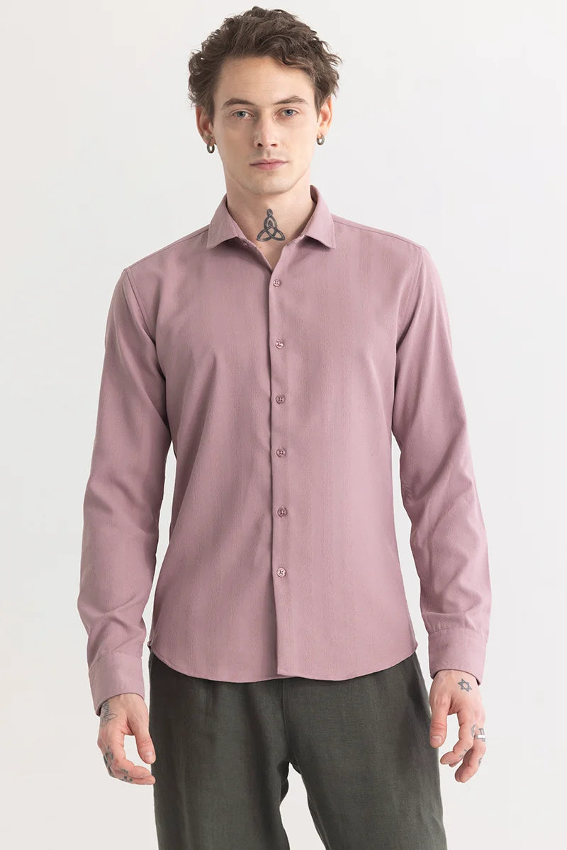 FlexiForm Mauve Textured Shirt