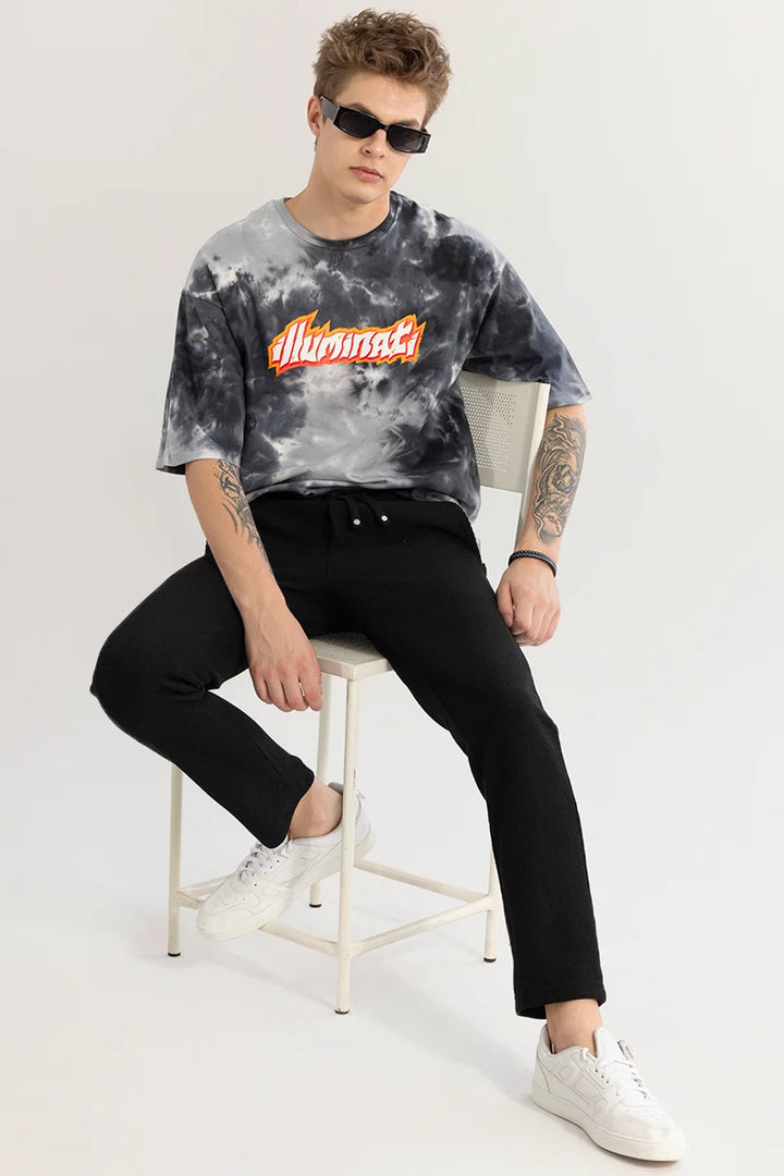 IllumaWave Grey Oversized T-Shirt