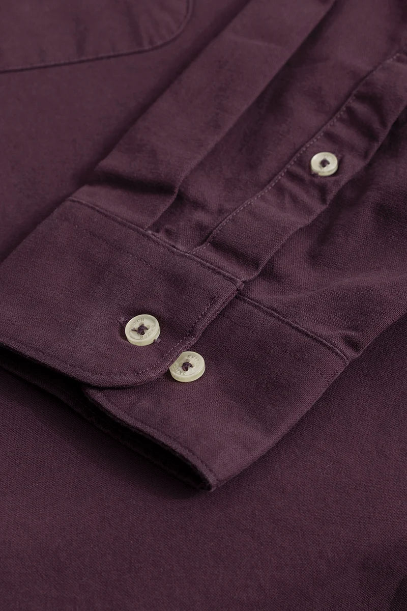 Lucia Burgundy Plain Shirts