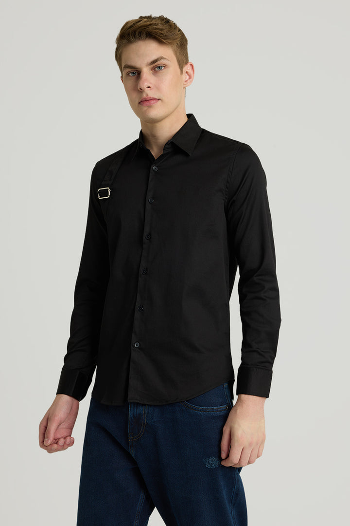 Black Buckle Shirt