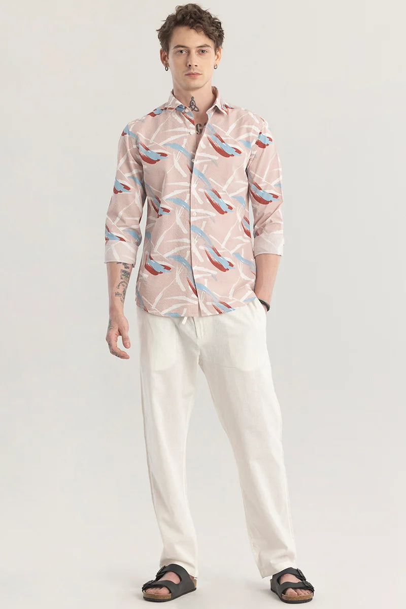 Foliavogue Pink Abstract Shirt