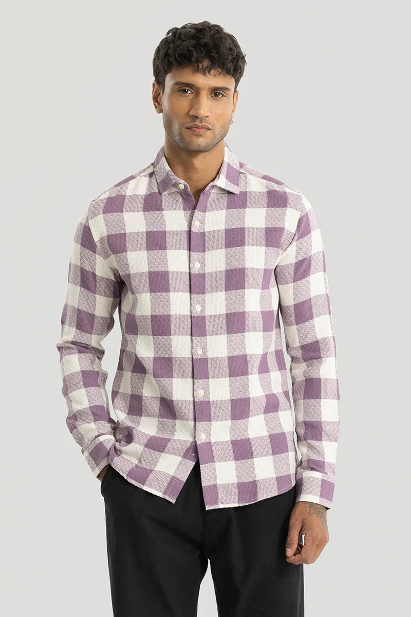 Armor Purple Checks Shirt