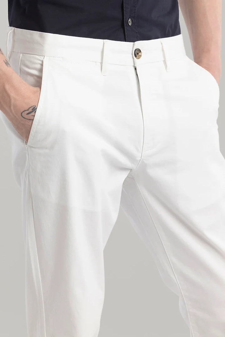 Scorcher White Trouser