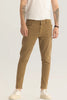 Quantum Khaki Plain Skinny Fit Jeans