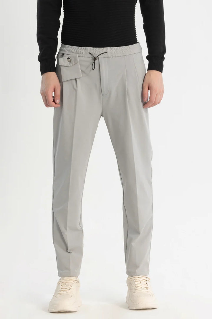 Grey Relaxed Fit Trousers