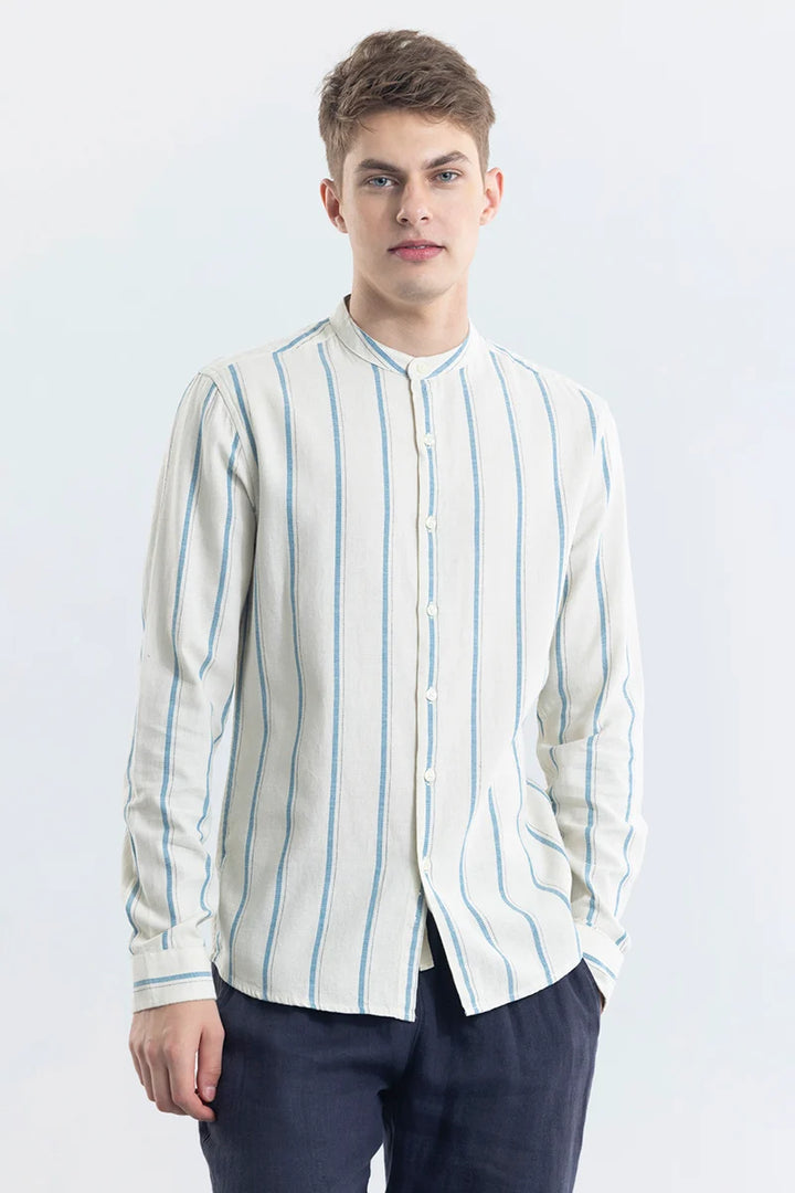 Gianluca Blue Stripe Shirt