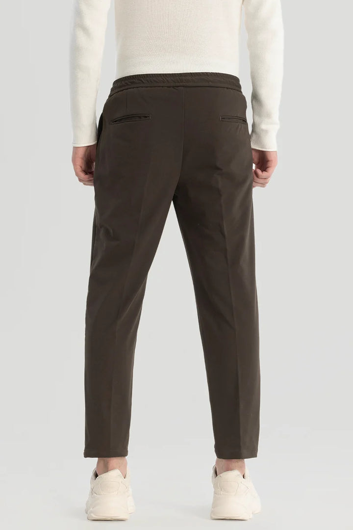 Dark Brown Relaxed Fit Trousers