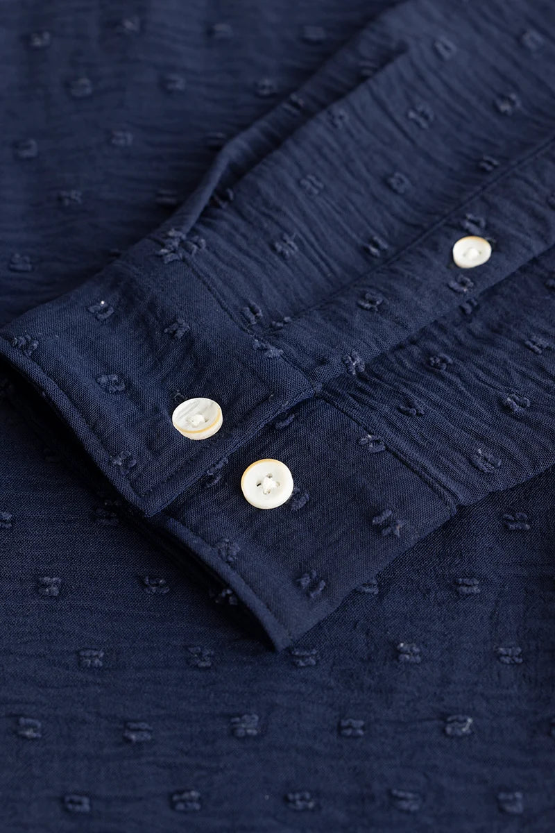 Texturity Textured Navy Shirt