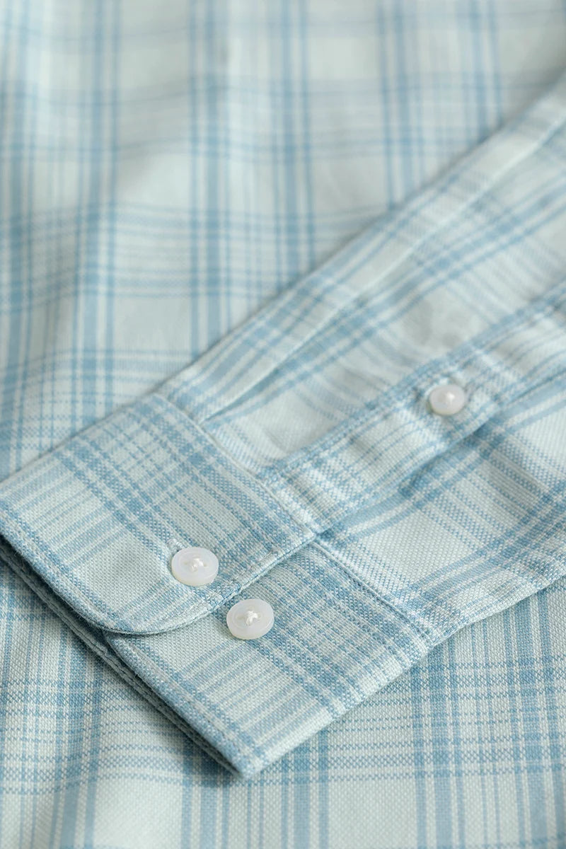 Kjell Light Blue Checks Shirts