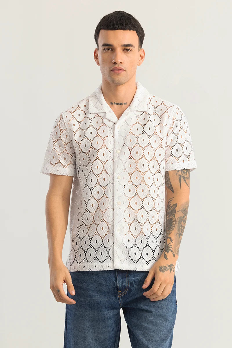 Giulietta White Crochet Shirt