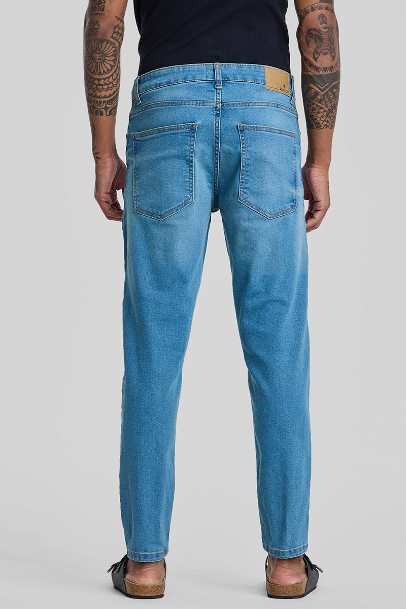 Blue Tapered Fit Jeans